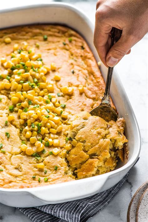 Green Chile Corn Casserole Isabel Eats