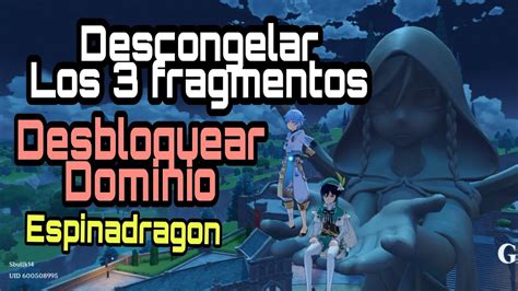 En La Montaña Descongelar Los 3 Fragmentos Espinadragon Dominio