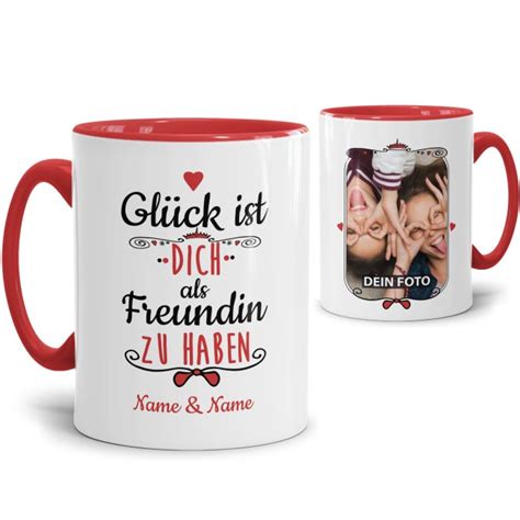 Tasse Mit Namen Und Foto Gl Ck Ist Dich Zu Haben Weiblich