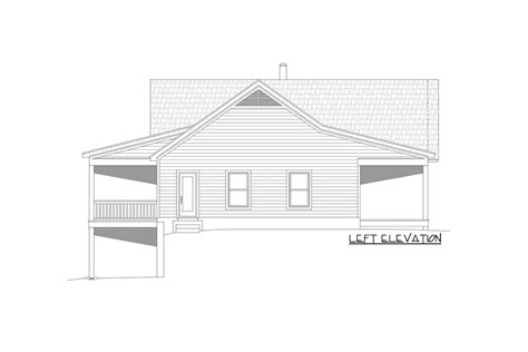 Southern Ranch Plan With Walk Out Basement 68694vr Architectural