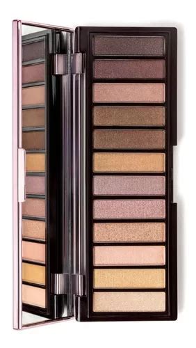 Paleta De Sombras Maxxi 12 Tonos Nude Una Natura Envío gratis