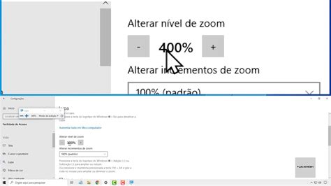 Painel De Configurações Do Windows 10 Facilidade De Acesso Usando A