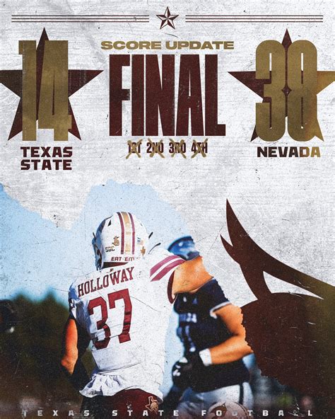 Texas State Football on Twitter: "Final https://t.co/ASZ0zIpyqJ" / Twitter