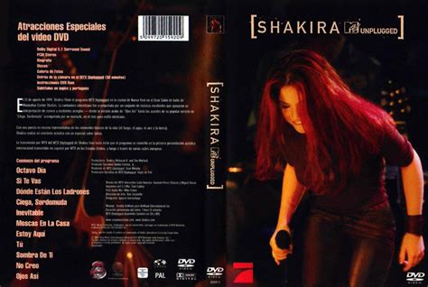 Car Tula Caratula De Shakira Mtv Unplugged Dvd Portada