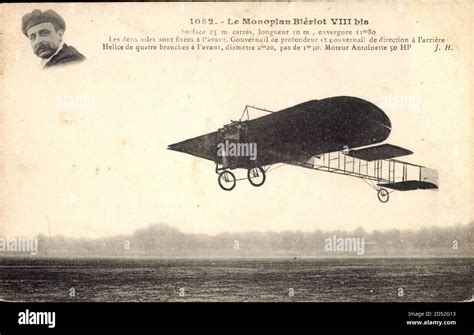 Le Monoplan Blériot VIII bis Aéroplane Aviateur usage worldwide