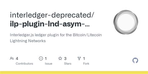 GitHub Interledger Deprecated Ilp Plugin Lnd Asym Client Interledger