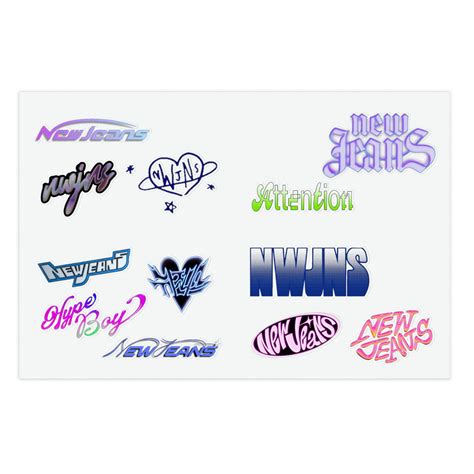 New Jeans Sticker Sheets Perfect For Bunnies And Kpop Fans Etsy