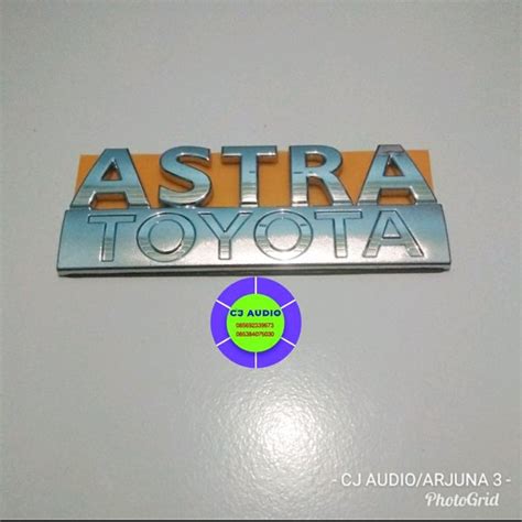 Jual EMBLEM ASTRA TOYOTA ORIGINAL Di Lapak CJ AUDIO Bukalapak