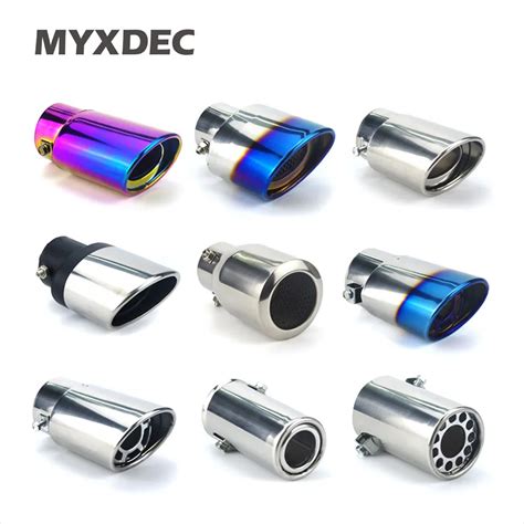 Aliexpress Buy Universal Car Auto Exhaust Muffler Tip Stainless