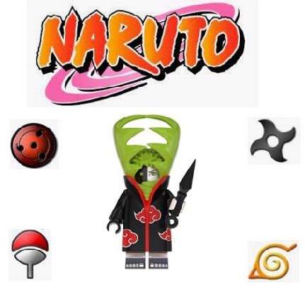 Boneco Bloco Montar Zetsu Akatsuki Naruto Stocktoys