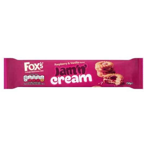 Fox’s Jam N Cream Raspberry And Vanilla 150g The Pantry Expat Food And Beverage