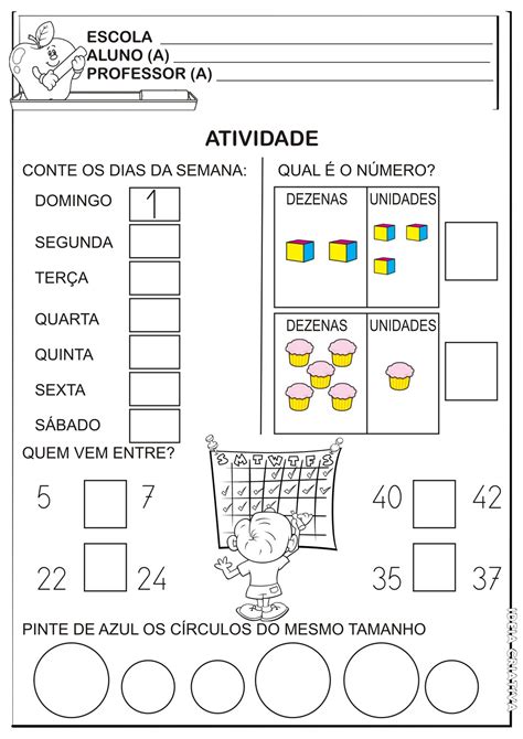 Atividade Dezenas E Unidades 1 Ano