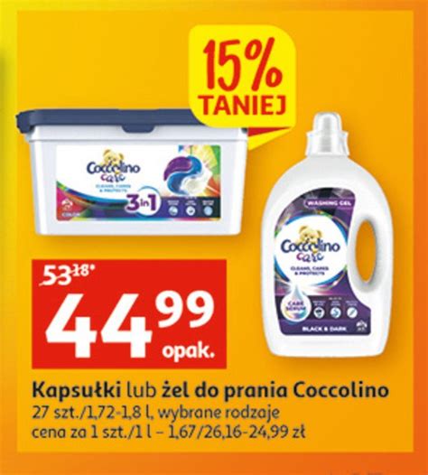 Kapsu Ki Do Prania Black Dark Coccolino Care Cena Promocje