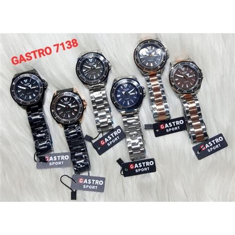 Jual Jam Tangan Pria Gastro Rantai Tanggal Aktif Shopee Indonesia