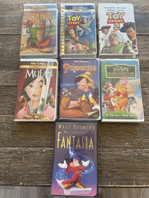 DISNEY VHS LOT of 11 Masterpiece Gold Collection and more £7.39 ...