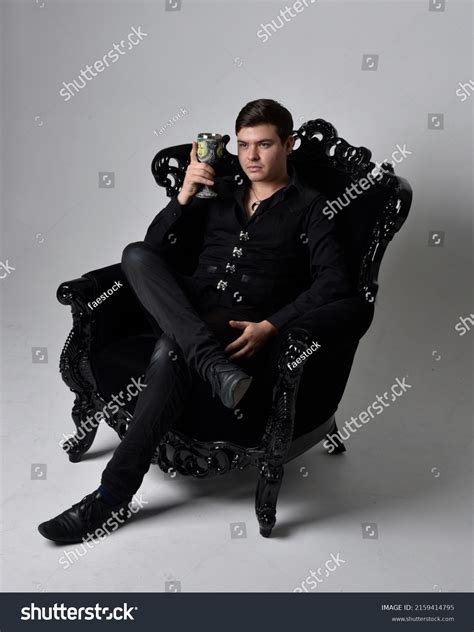 Full Length Portrait Handsome Brunette Male Stock Photo 2159414795 Shutterstock