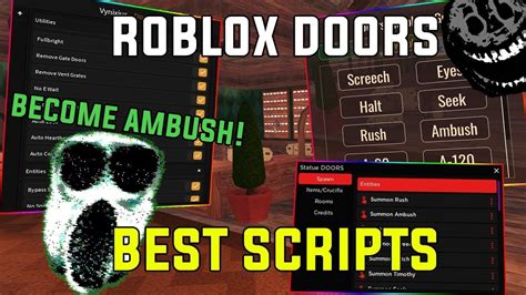 Roblox Doors Script Gui Hack Auto Win Game Entity Spawner Get