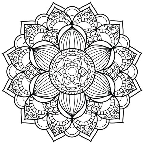 Therapeutic Mandala Coloring Pages - bmp-1st