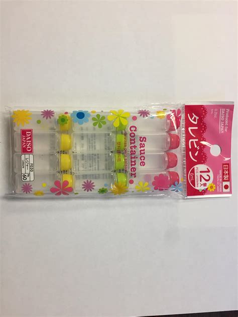 Amazon Daiso Mini Condiment Sauce Containers For Bento Lunch