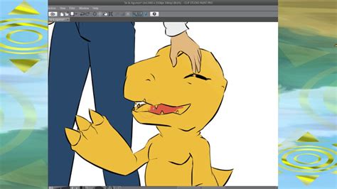 Tai And Agumon Speed Drawing Youtube