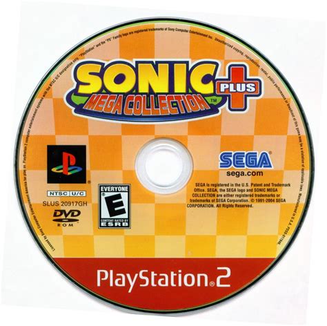 Sonic Mega Collection Plus Cover Or Packaging Material Mobygames