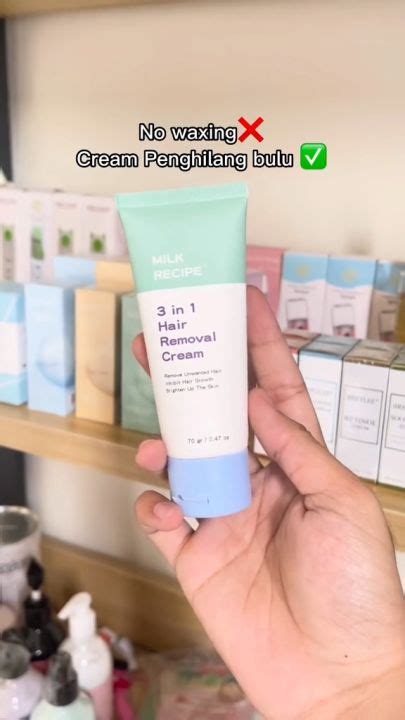 Milk Recipe In Hair Removal Cream Penghilang Bulu Pencerah Kulit