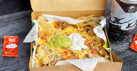 Taco Bell Grande Nachos Box w/ Drink Only $5 + FREE Bean Burrito