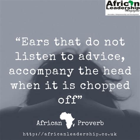 African Proverb African Leadership Magazine