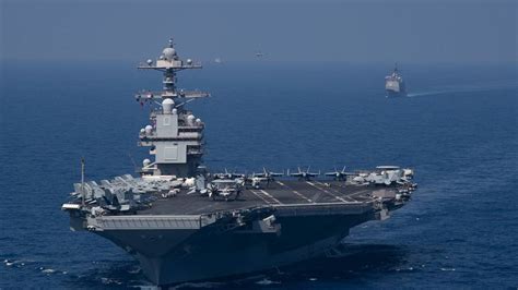 US Aircraft Carrier Worlds Largest Warship Sent To Israel Merced