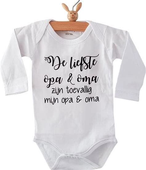 Baby Rompertje Met Tekst De Liefste Opa En Oma Zijn Toevallig Mijn Opa