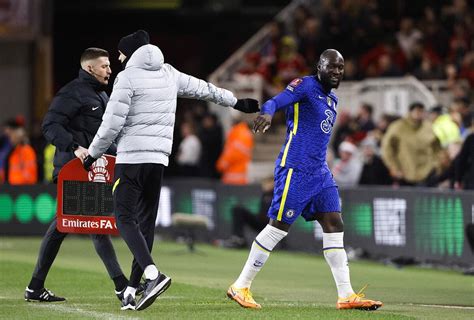 Football Angleterre Chelsea Romelu Lukaku Sen Va Il La Déjà