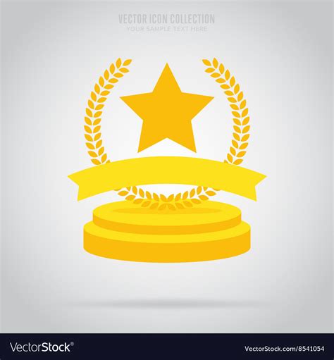 Winner isolated badge label or sticker Royalty Free Vector