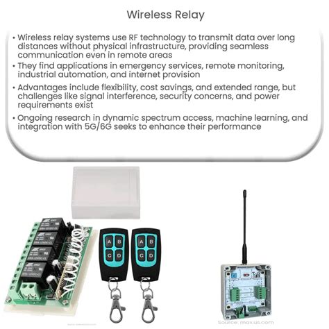 Wireless Relay How It Works Application Advantages