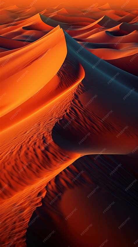 Premium Ai Image A Red Desert Wallpaper That Saysdeserton It