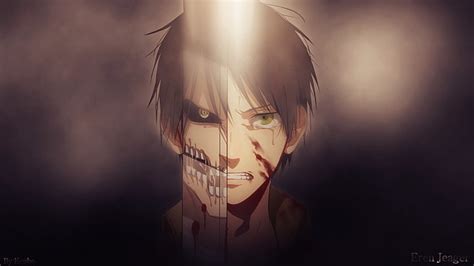 Online Crop Hd Wallpaper Eren Jeager Attack On Titan Shingeki No