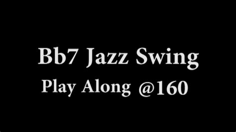 Bb Jazz Swing Play Along Backing Track Youtube