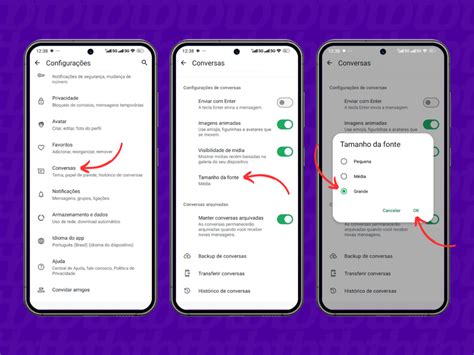 Onde Aumenta A Letra Do Whatsapp - Como aumentar o tamanho da letra do WhatsApp? Saiba ajustar a fonte no ...