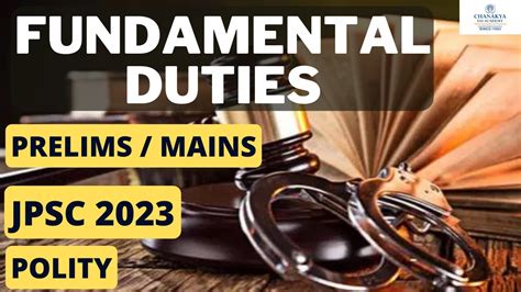 Fundamental Duties In Indian Constitution JPSC Polity Prelims Mains