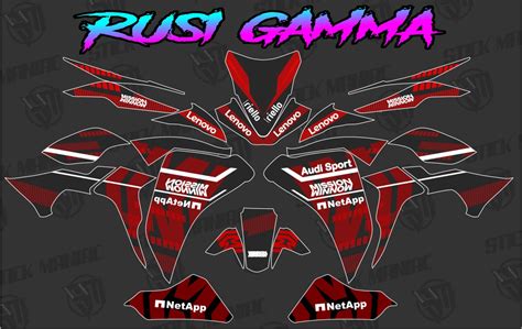 Rusi Gamma Decals Sticker Laminated Lazada Ph