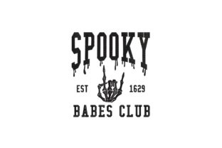 Spooky Babes Club Creative Fabrica