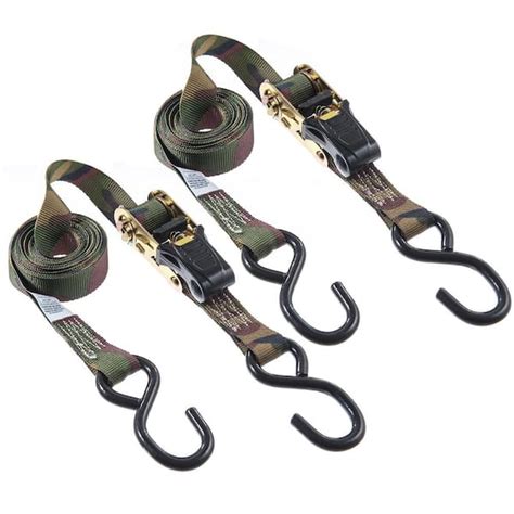 Keeper In X Ft Lbs Camo Ratchet Tie Down Strap Pack