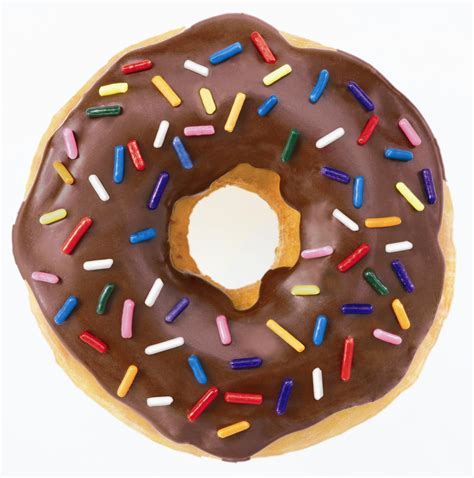 Delicious Chocolate Frosted Donut with Sprinkles