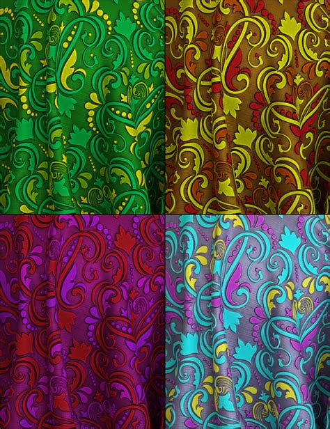 Mmx Elegant Fabric Patterns 4 For Iray Daz 3d