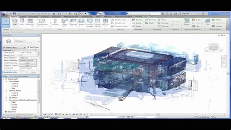 How To Bring A Point Cloud Into Autodesk Revitwmv Youtube