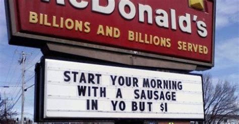 Funny Fast Food Signs | Photos of Hilarious Fast Food Sign FAILs