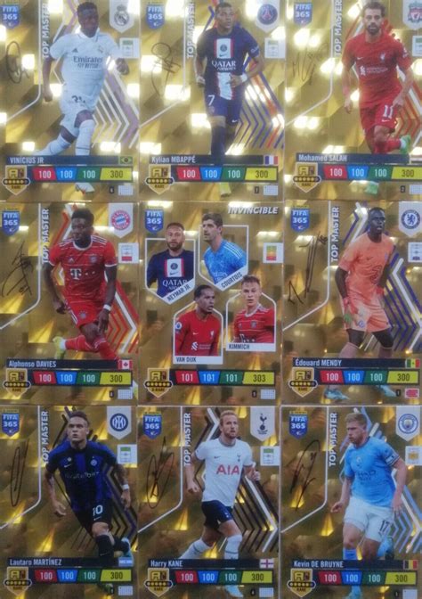 Panini Fifa Adrenalyn Rare Invincible Top Master Mbappe