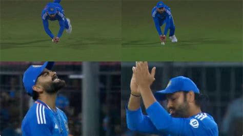 Ind V Afg Watch Virat Kohli Drops A Difficult Catch Of Gulbadin