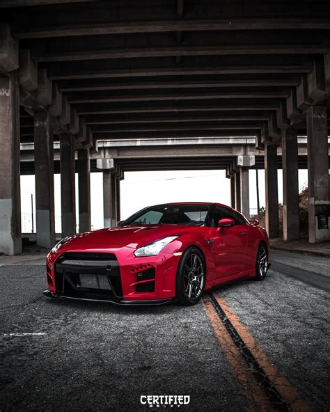 Baby Customized Godzilla: Red Nissan GT-R with Custom Parts — CARiD.com ...