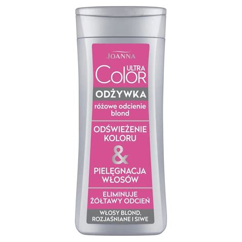 Joanna Ultra Color Hair Conditioner Pink Shades Blonde 200g Cosmetics