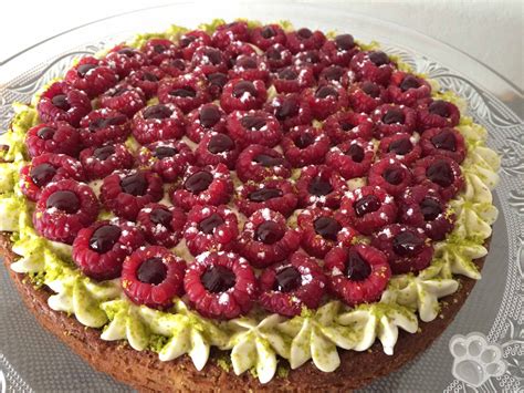 Tarte Framboises Pistaches